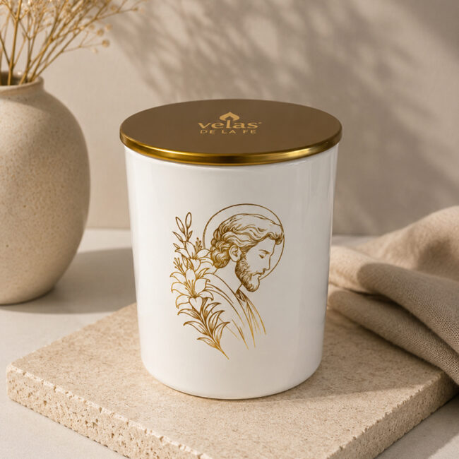 Vela Devocional San José - Velas de la Fe